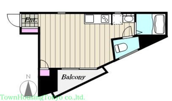 ヴェリテ桜新町の物件間取画像